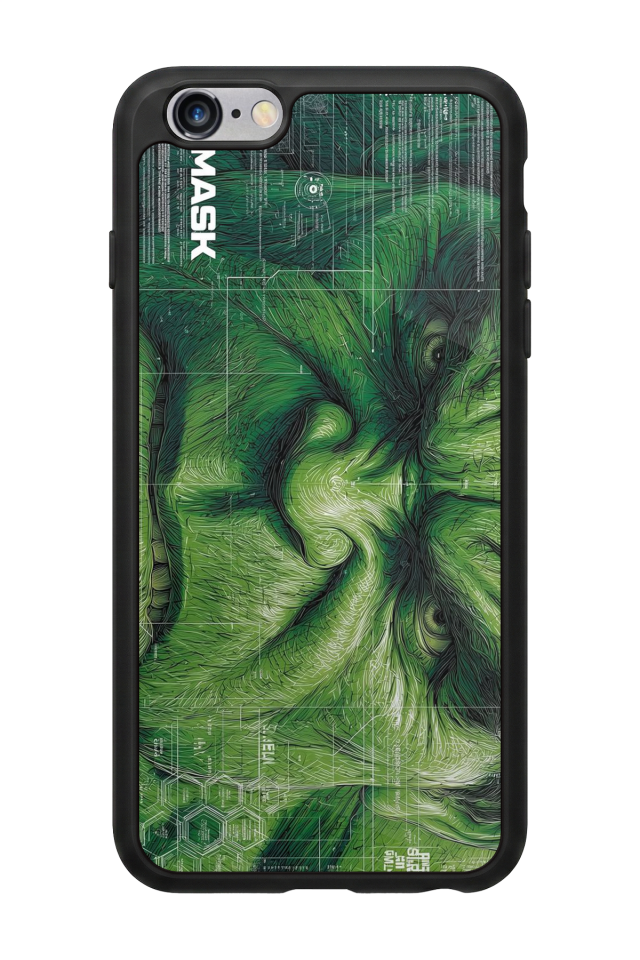 iPhone 6s Plus Uyumlu Hulk Tasarımlı Glossy Premium Kılıf