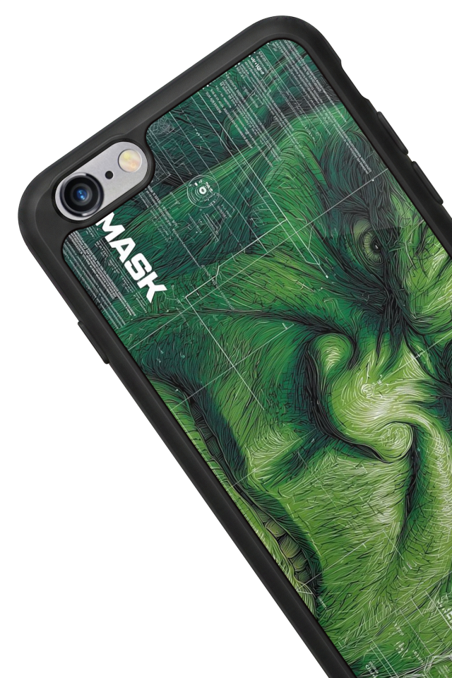 iPhone 6s Plus Uyumlu Hulk Tasarımlı Glossy Premium Kılıf