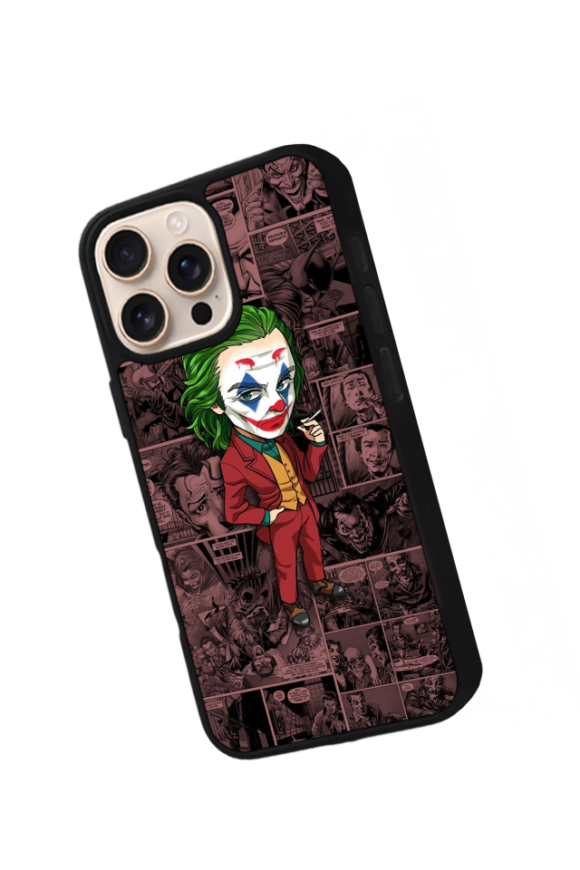 iPhone 16 Pro Max Uyumlu Joker Tasarımlı Glossy Premium Kılıf