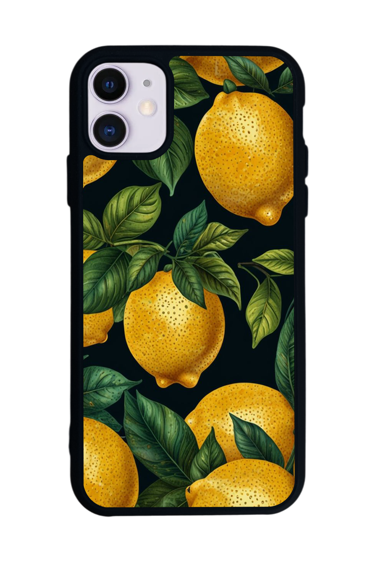 iPhone 11 Uyumlu Limon Tasarımlı Glossy Premium Kılıf