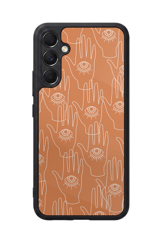 Samsung Galaxy M34 Uyumlu Line Art Tasarımlı Glossy Premium Kılıf