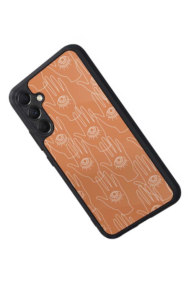 Samsung Galaxy M34 Uyumlu Line Art Tasarımlı Glossy Premium Kılıf