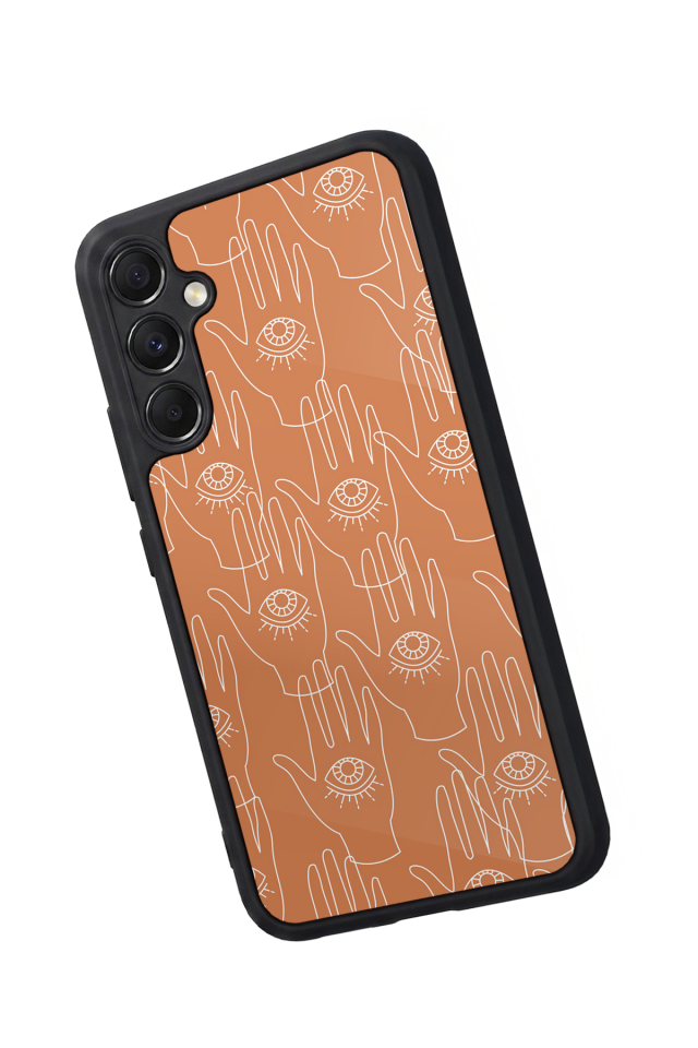 Samsung Galaxy M34 Uyumlu Line Art Tasarımlı Glossy Premium Kılıf