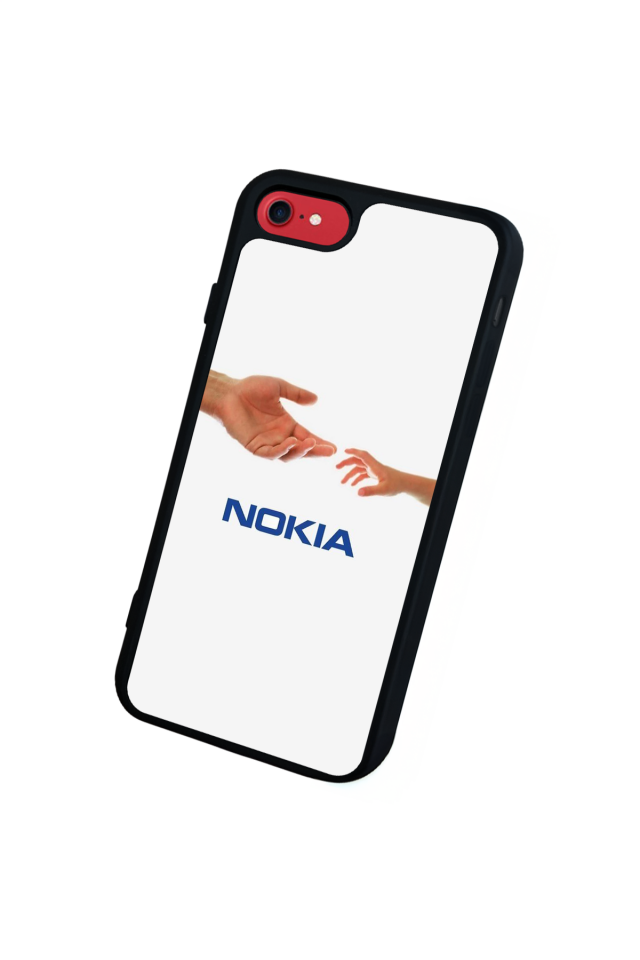 iPhone 8 Uyumlu Nokia Tasarımlı Glossy Premium Kılıf