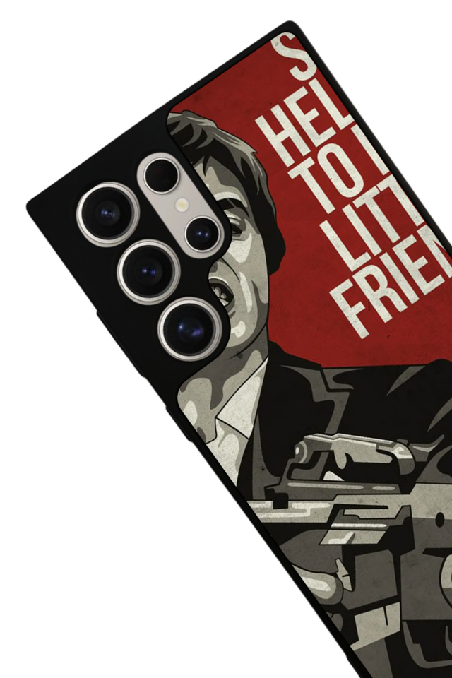 Samsung Galaxy S23 Ultra Uyumlu Scarface Tasarımlı Glossy Premium Kılıf