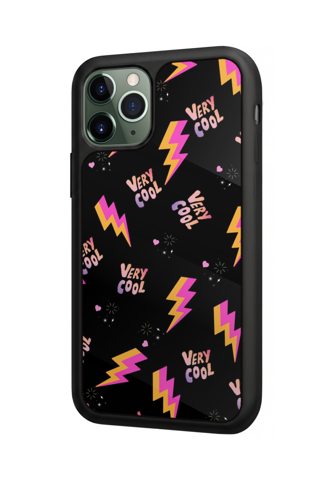 iPhone 11 Pro Uyumlu Simsek Tasarımlı Glossy Premium Kılıf