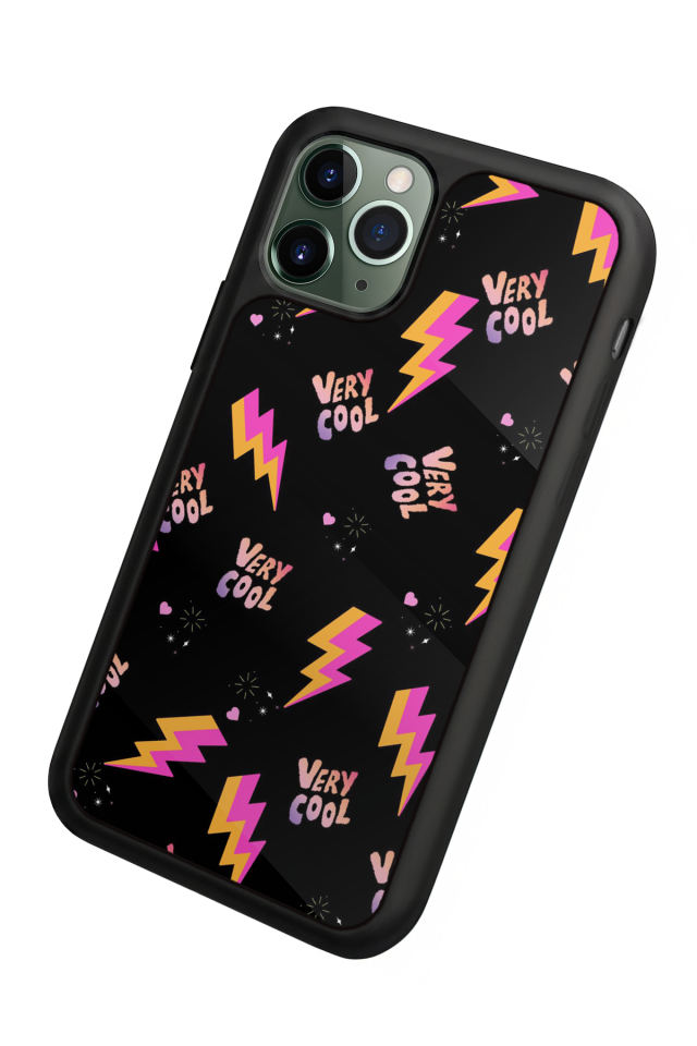 iPhone 11 Pro Uyumlu Simsek Tasarımlı Glossy Premium Kılıf