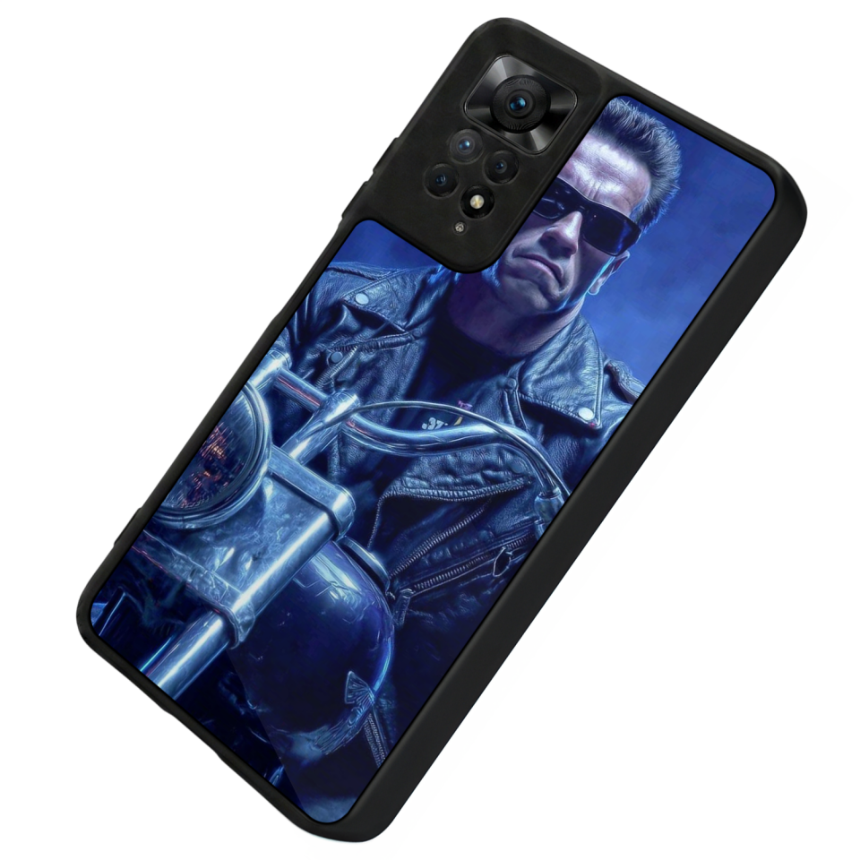 Xiaomi Redmi Note 11 Pro Uyumlu Terminator Tasarımlı Glossy Premium Kılıf