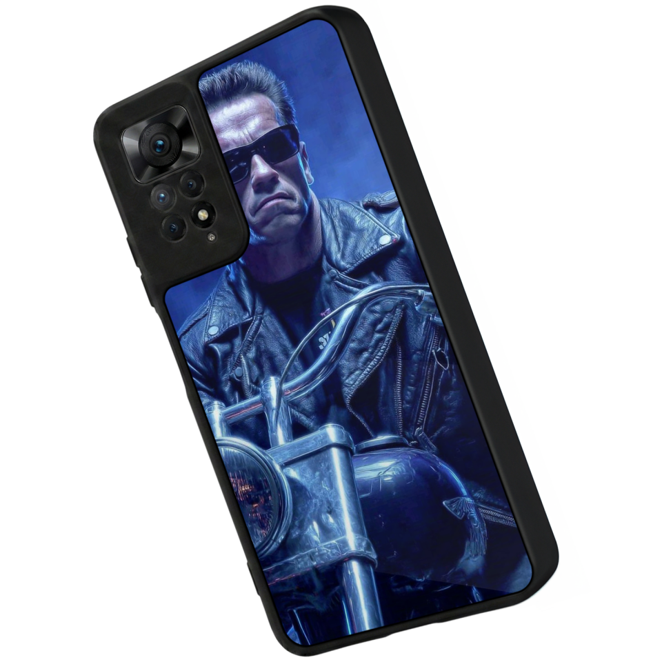 Xiaomi Redmi Note 11 Pro Uyumlu Terminator Tasarımlı Glossy Premium Kılıf