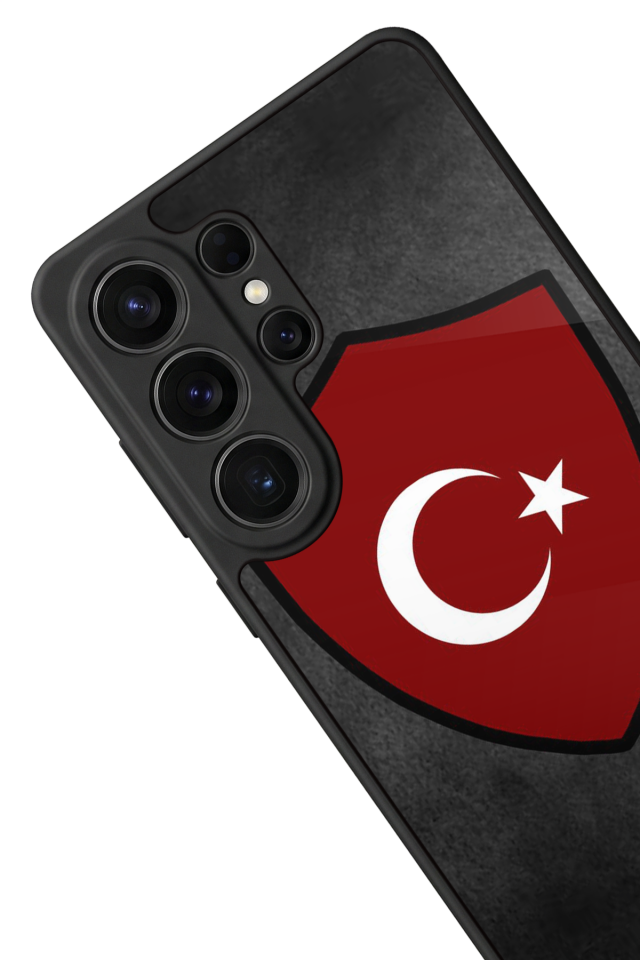 Samsung Galaxy S26 Ultra Uyumlu Türk Bayragi Tasarımlı Glossy Premium Kılıf