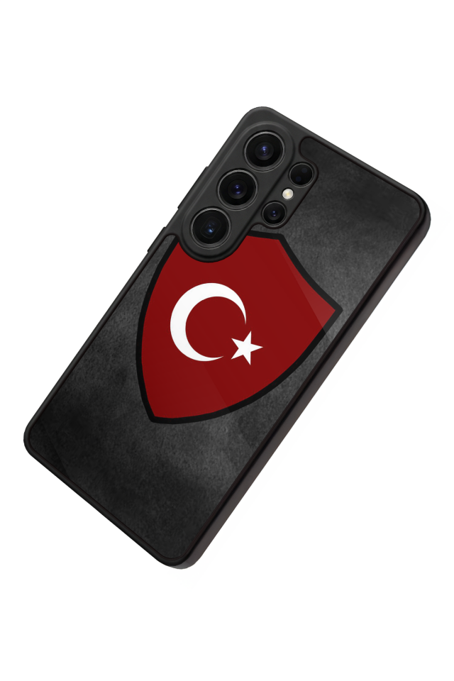 Samsung Galaxy S26 Ultra Uyumlu Türk Bayragi Tasarımlı Glossy Premium Kılıf
