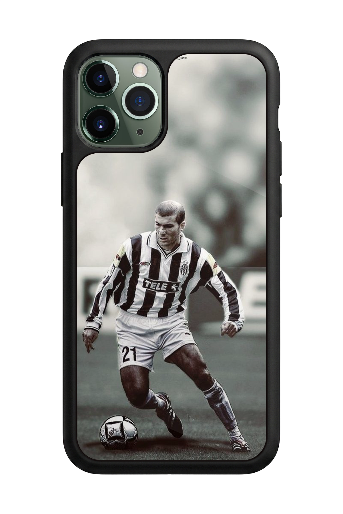 iPhone 11 Pro Max Uyumlu Zidane Tasarımlı Glossy Premium Kılıf