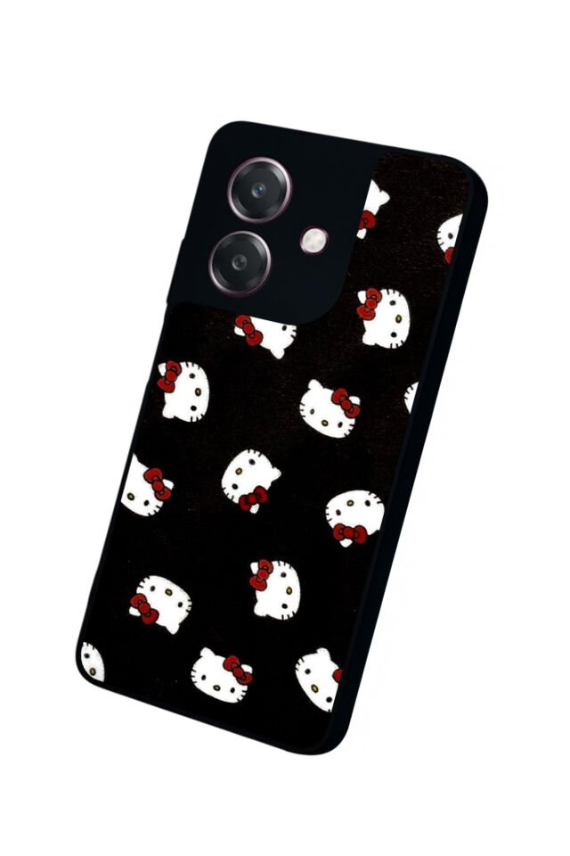 Oppo A3 5G Uyumlu HelloKitty Tasarımlı Glossy Premium Kılıf