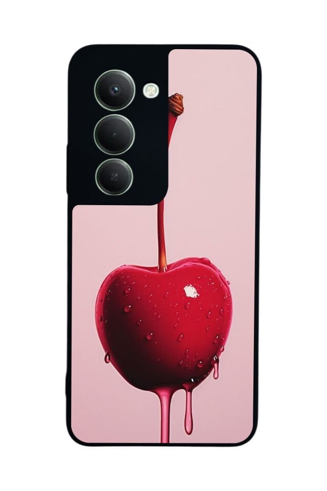 Xiaomi Redmi 15 5G Uyumlu Kiraz Tasarımlı Glossy Premium Kılıf