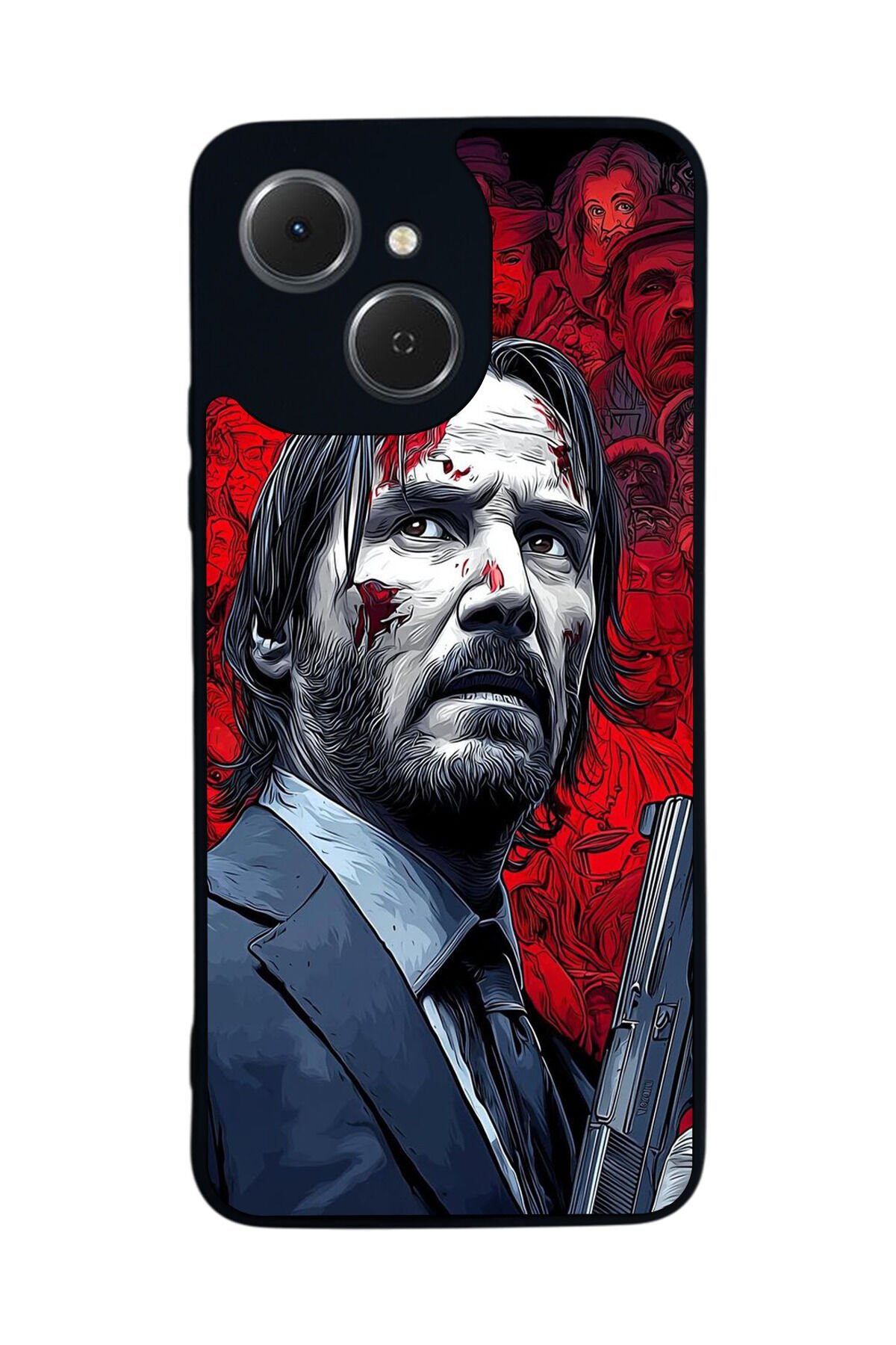 Tecno Spark 40C Uyumlu JohnWick Tasarımlı Glossy Premium Kılıf