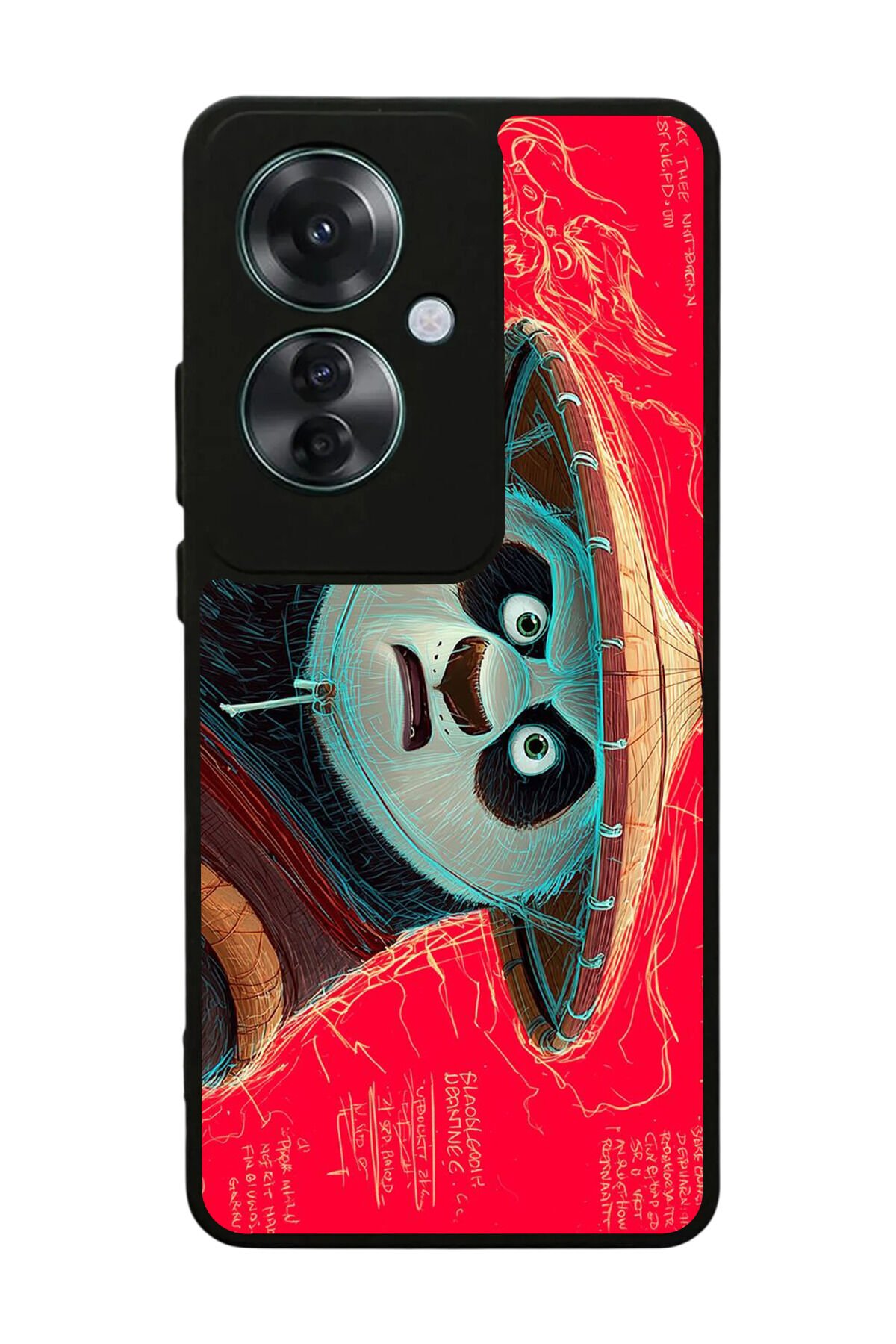 Oppo Reno 11F Uyumlu Kung Fu Panda Tasarımlı Glossy Premium Kılıf