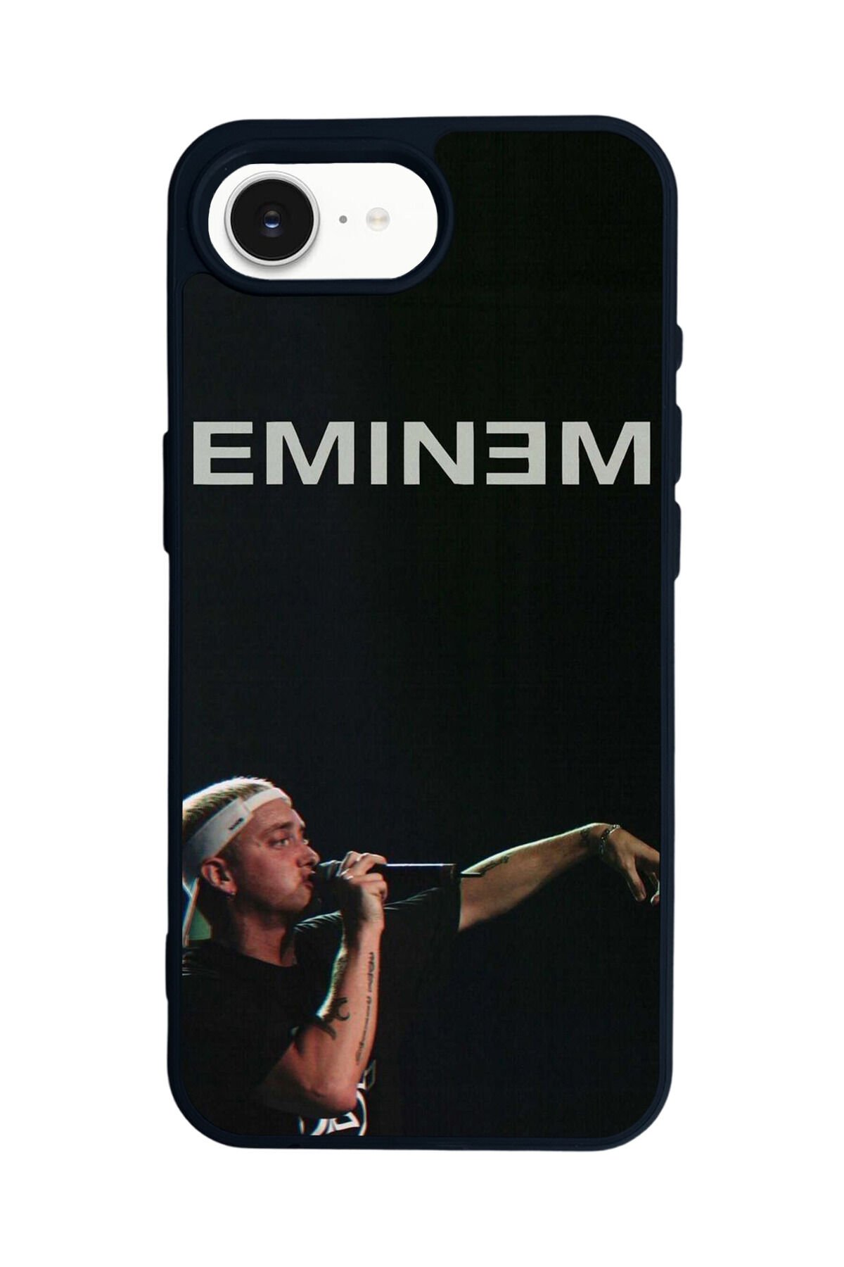 iPhone 16E Uyumlu Eminem Tasarımlı Glossy Premium Kılıf