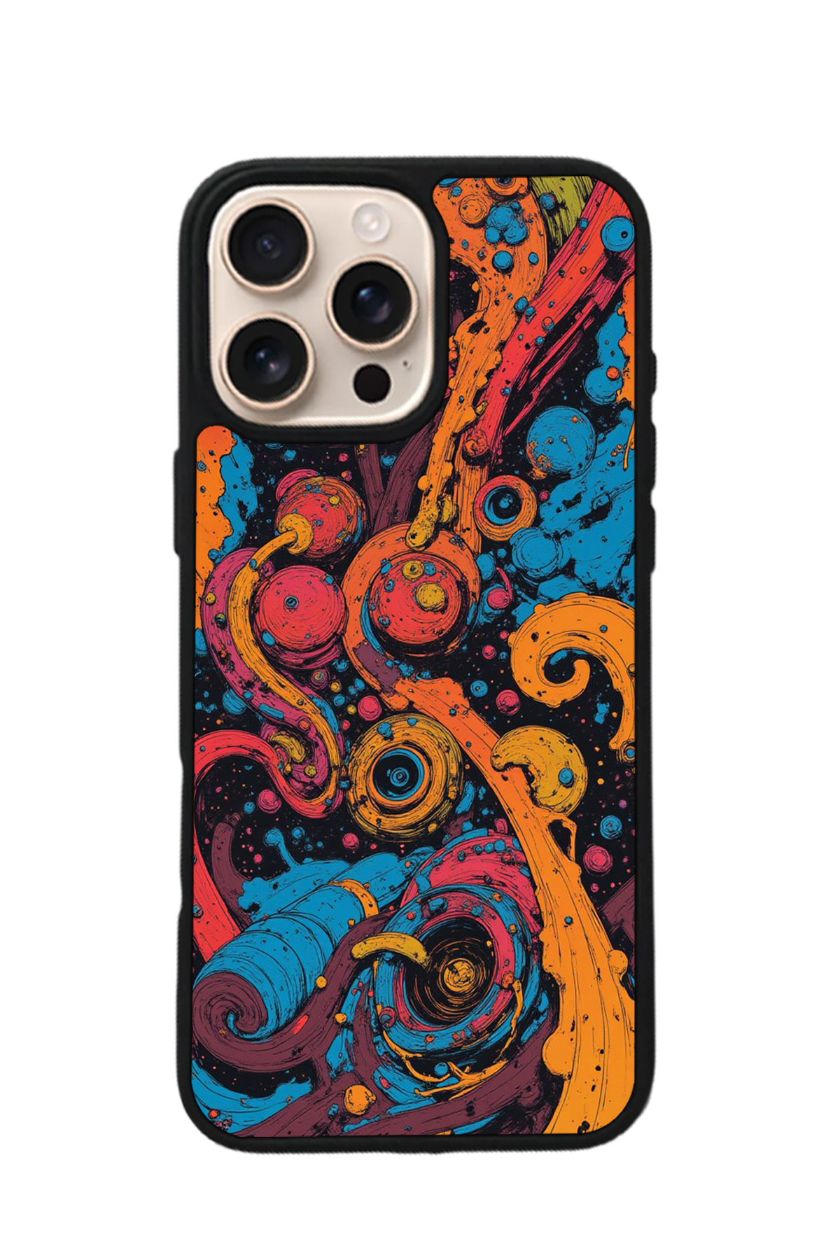 iPhone 15 Pro Max Uyumlu Abstract Tasarımlı Glossy Premium Kılıf