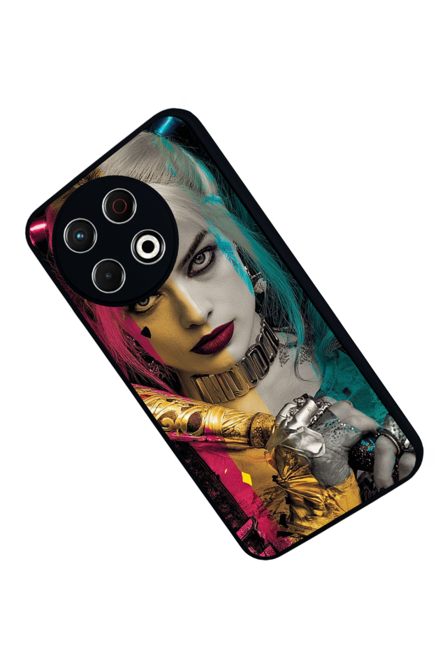 Tecno Spark 30 Pro Uyumlu HarleyQueen Tasarımlı Glossy Premium Kılıf