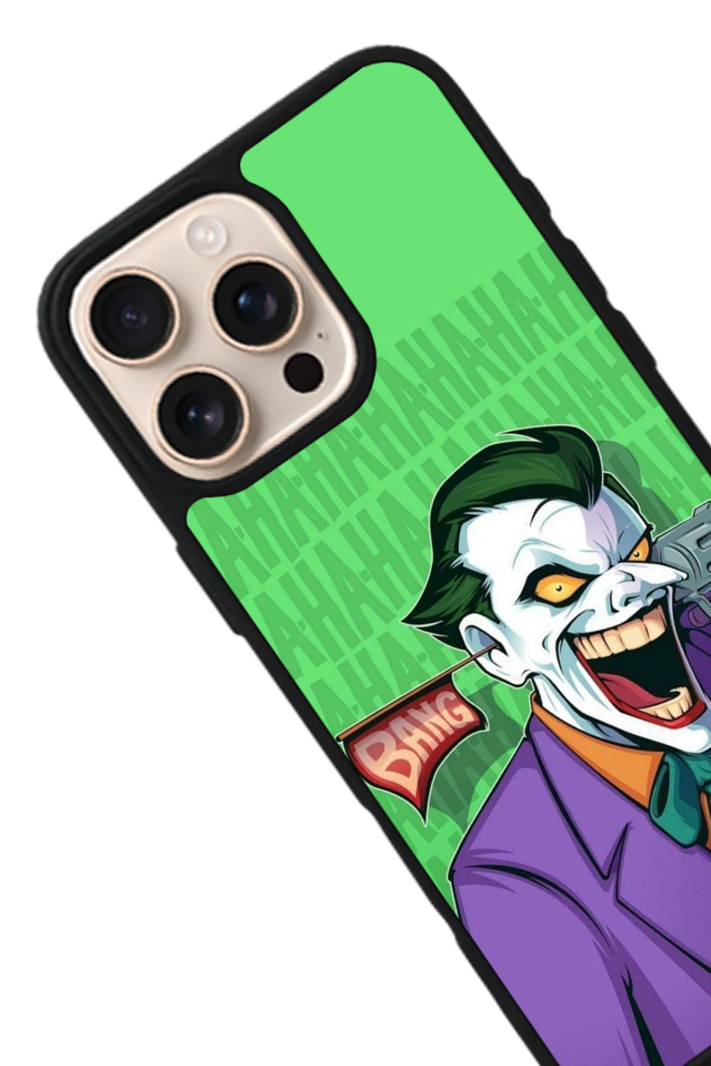 iPhone 16 Pro Max Uyumlu Joker Tasarımlı Glossy Premium Kılıf