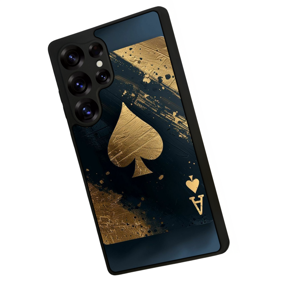 Samsung Galaxy S25 Ultra Uyumlu Kart Tasarımlı Glossy Premium Kılıf