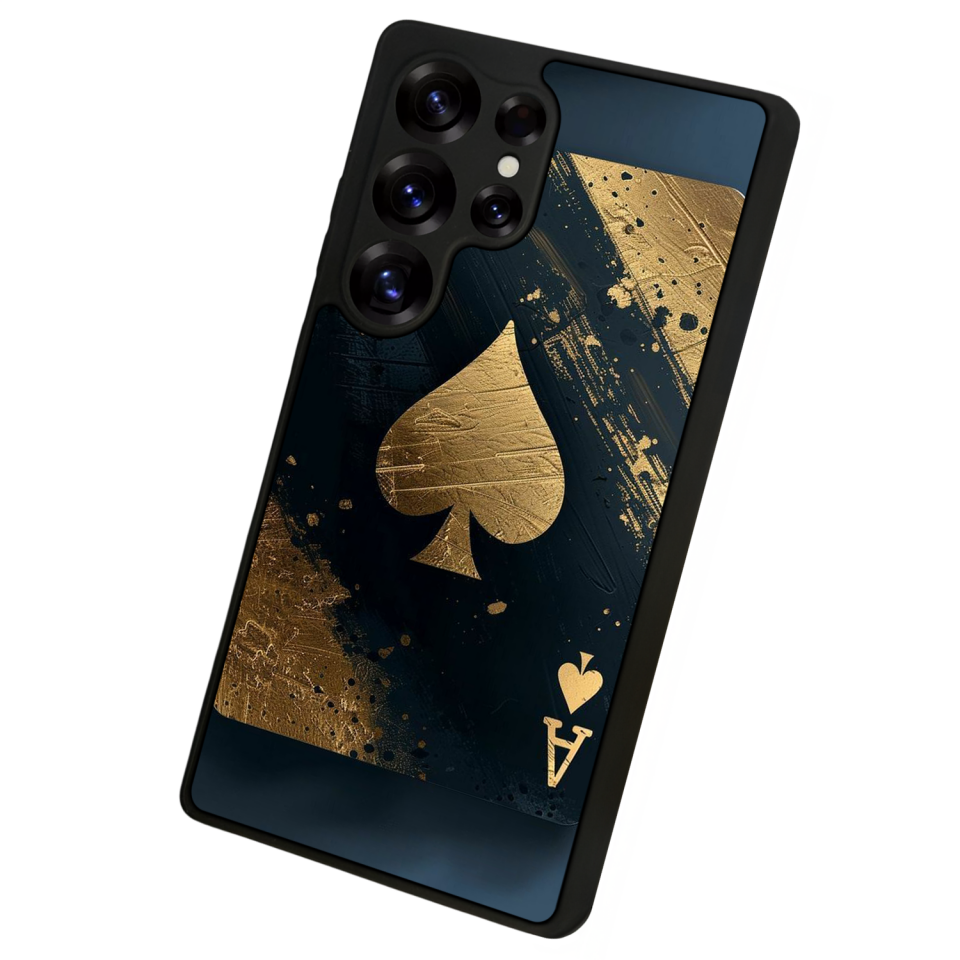 Samsung Galaxy S25 Ultra Uyumlu Kart Tasarımlı Glossy Premium Kılıf