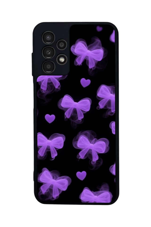 Samsung Galaxy A23 Uyumlu Kurdele Tasarımlı Glossy Premium Kılıf