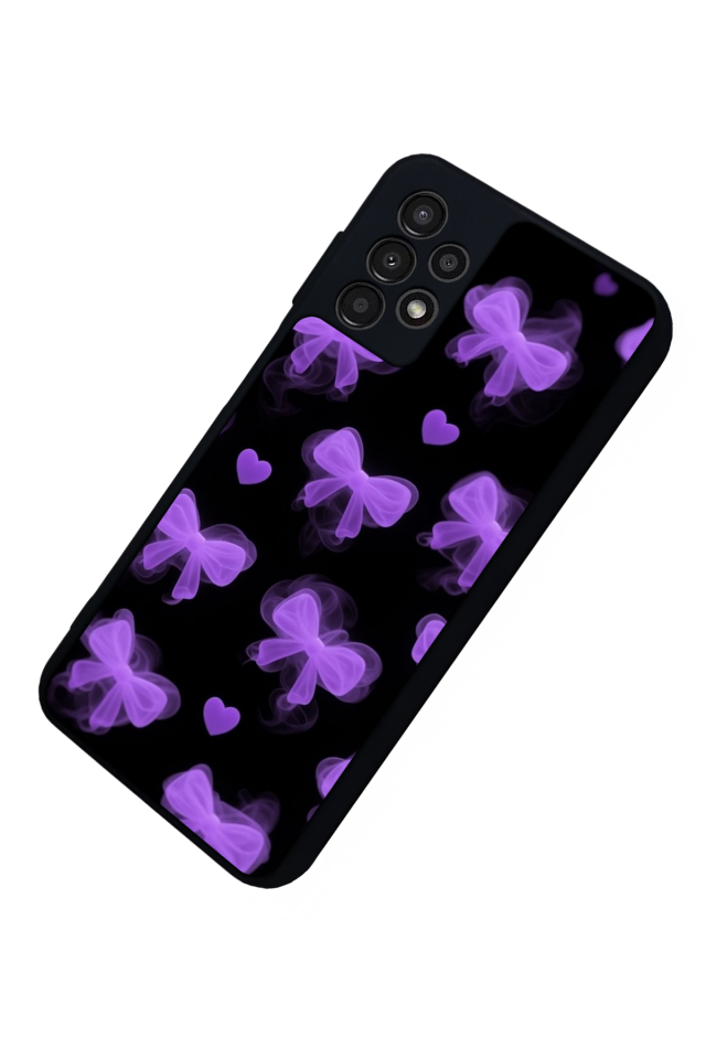 Samsung Galaxy A23 Uyumlu Kurdele Tasarımlı Glossy Premium Kılıf
