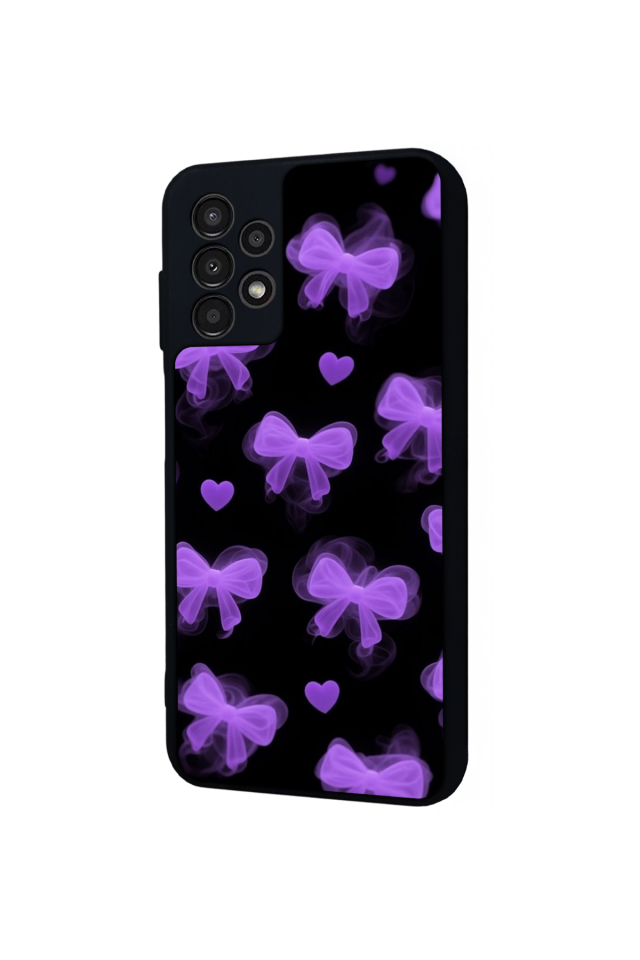 Samsung Galaxy A23 Uyumlu Kurdele Tasarımlı Glossy Premium Kılıf