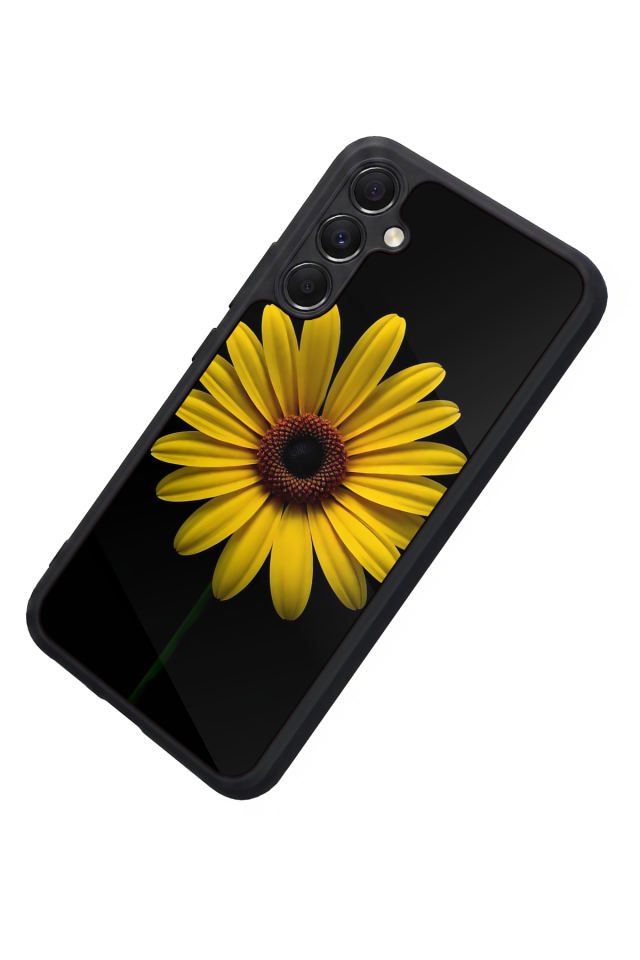 Samsung Galaxy A34 Uyumlu Papatya Tasarımlı Glossy Premium Kılıf