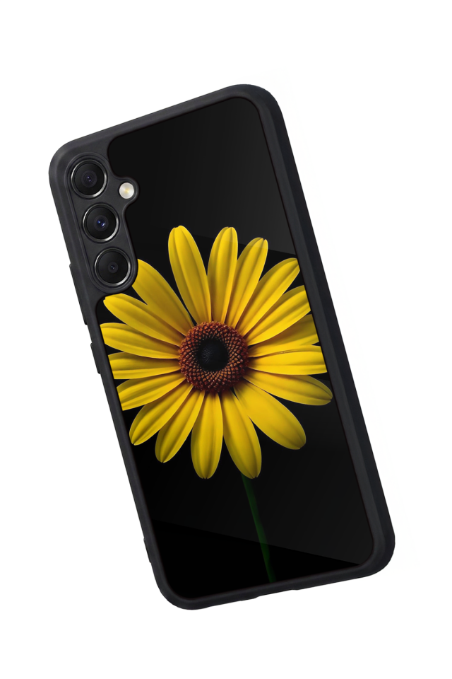 Samsung Galaxy A34 Uyumlu Papatya Tasarımlı Glossy Premium Kılıf