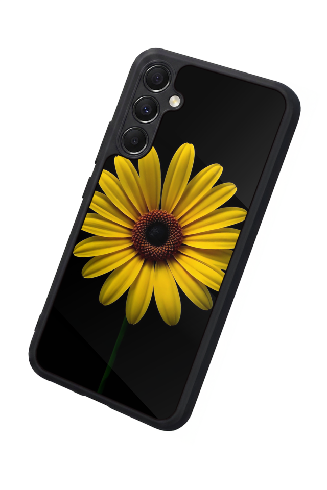 Samsung Galaxy A34 Uyumlu Papatya Tasarımlı Glossy Premium Kılıf