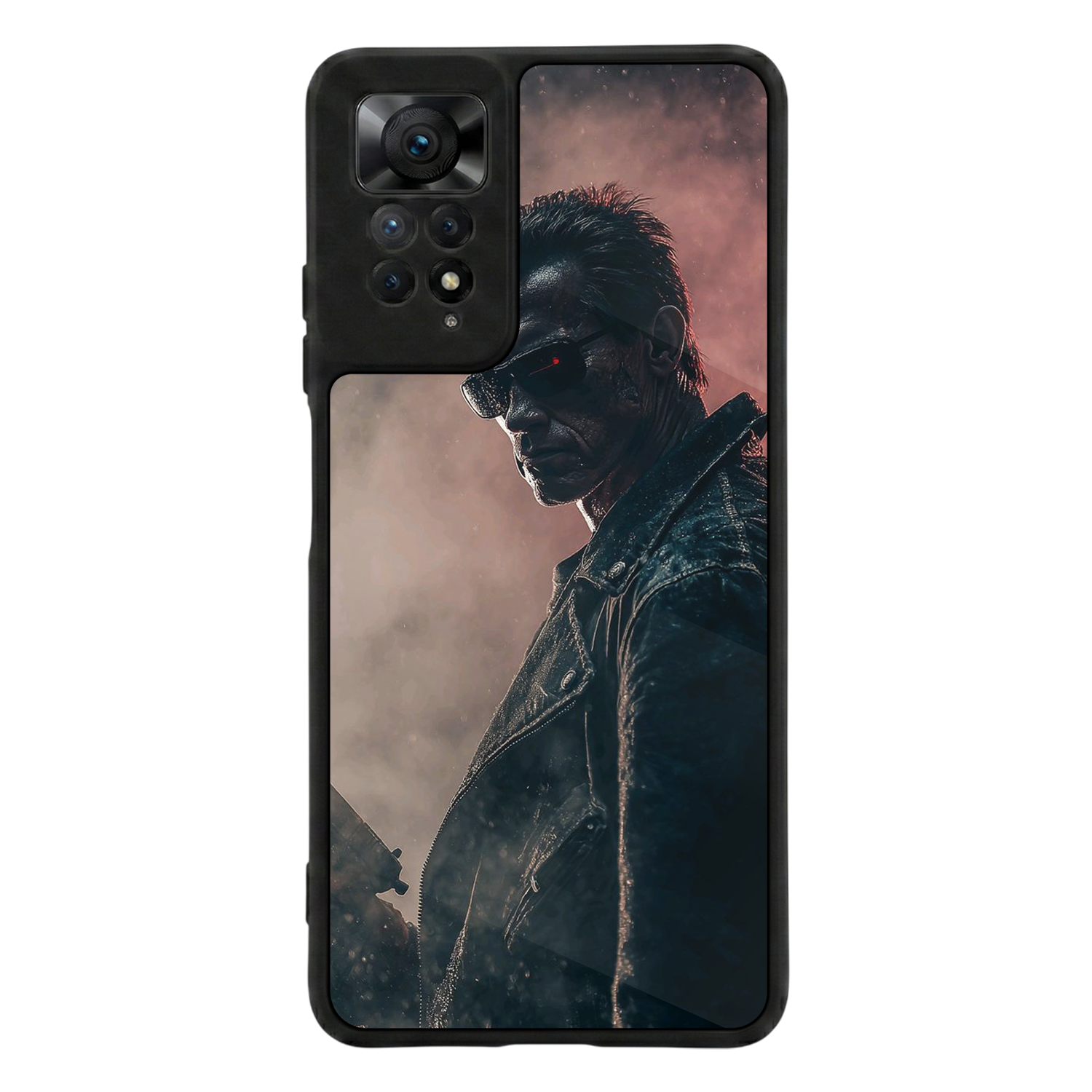 Xiaomi Redmi Note 11 Pro Uyumlu Terminator Tasarımlı Glossy Premium Kılıf