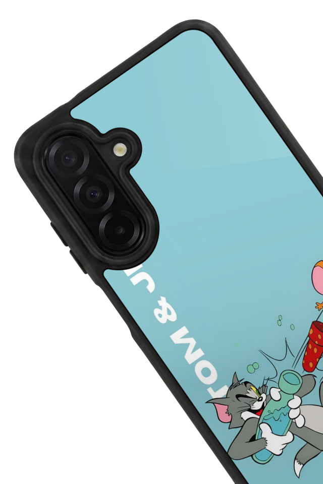 Samsung Galaxy A36 Uyumlu Tom And Jerry Tasarımlı Glossy Premium Kılıf