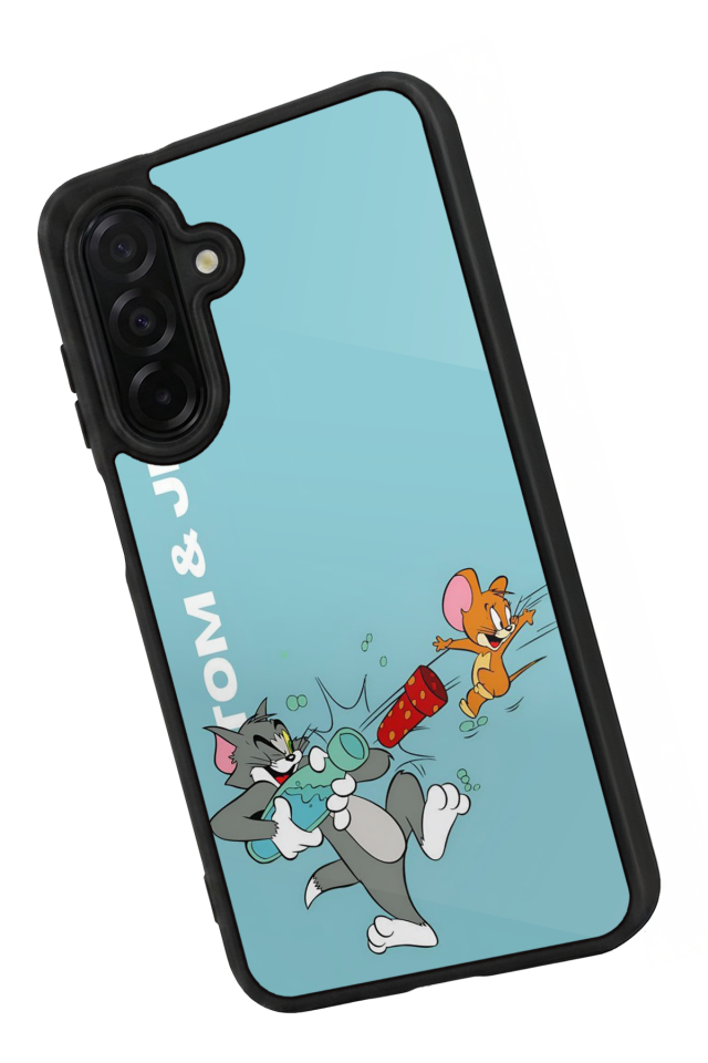 Samsung Galaxy A36 Uyumlu Tom And Jerry Tasarımlı Glossy Premium Kılıf