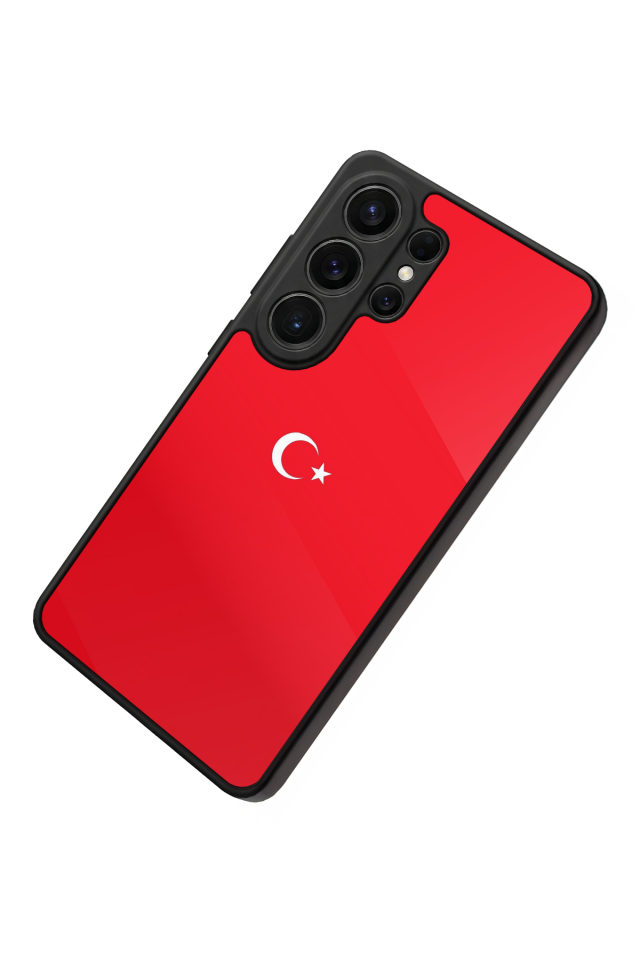 Samsung Galaxy S26 Ultra Uyumlu Türk Bayragi Tasarımlı Glossy Premium Kılıf