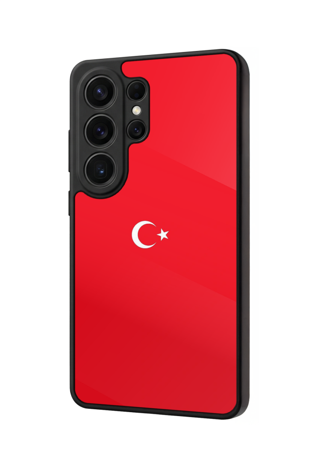 Samsung Galaxy S26 Ultra Uyumlu Türk Bayragi Tasarımlı Glossy Premium Kılıf