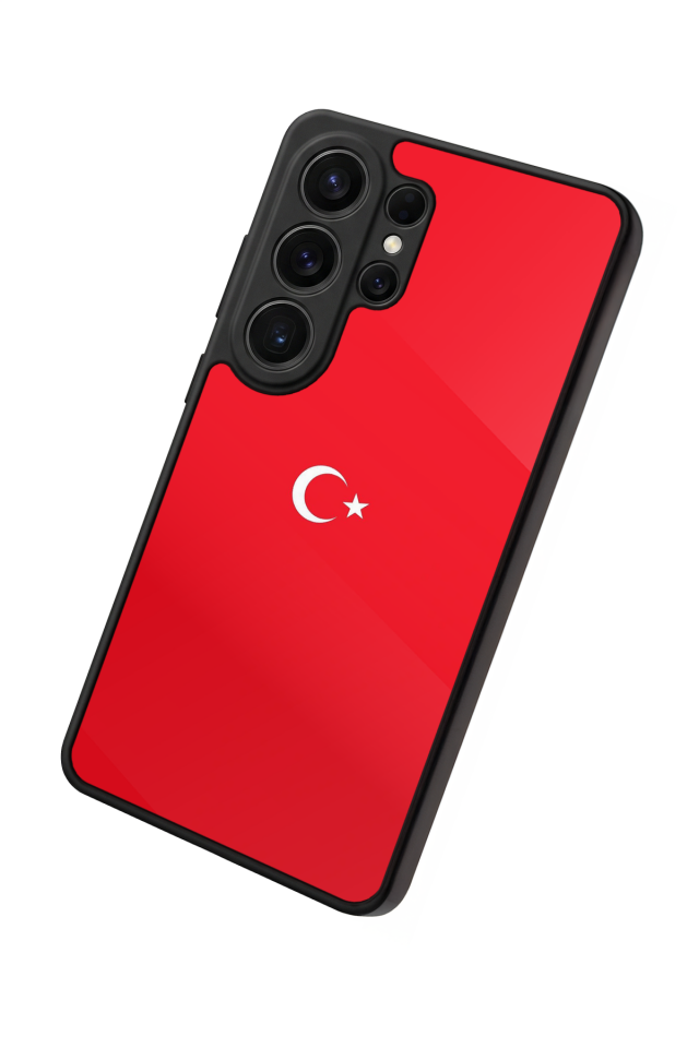 Samsung Galaxy S26 Ultra Uyumlu Türk Bayragi Tasarımlı Glossy Premium Kılıf