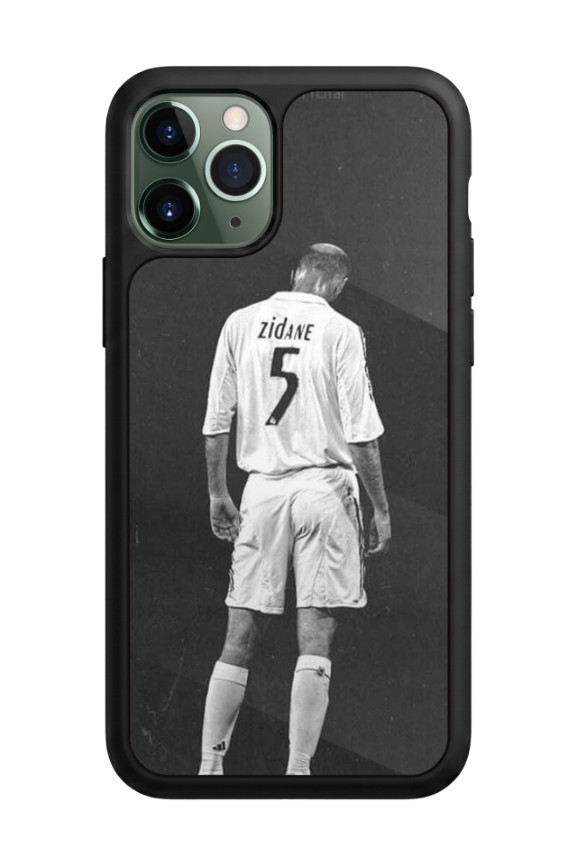 iPhone 11 Pro Max Uyumlu Zidane Tasarımlı Glossy Premium Kılıf