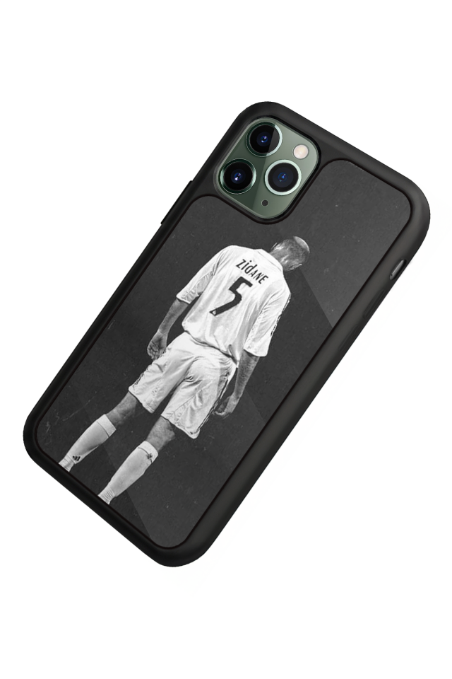 iPhone 11 Pro Max Uyumlu Zidane Tasarımlı Glossy Premium Kılıf