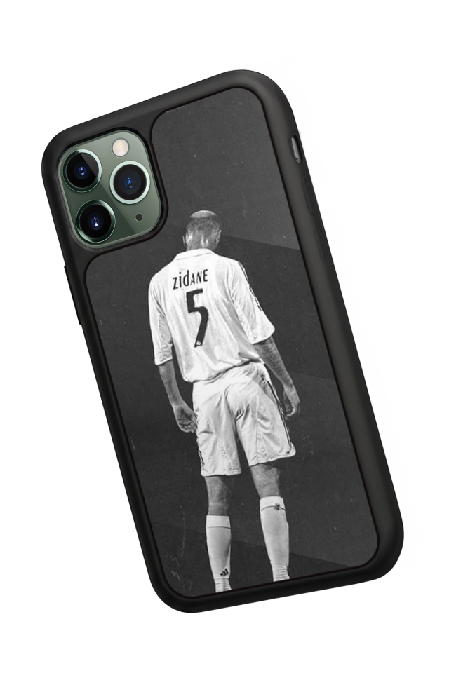 iPhone 11 Pro Max Uyumlu Zidane Tasarımlı Glossy Premium Kılıf