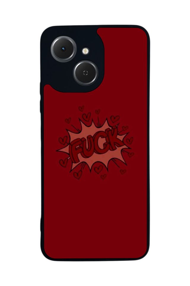 Tecno Spark 40C Uyumlu Kalp Love Tasarımlı Glossy Premium Kılıf