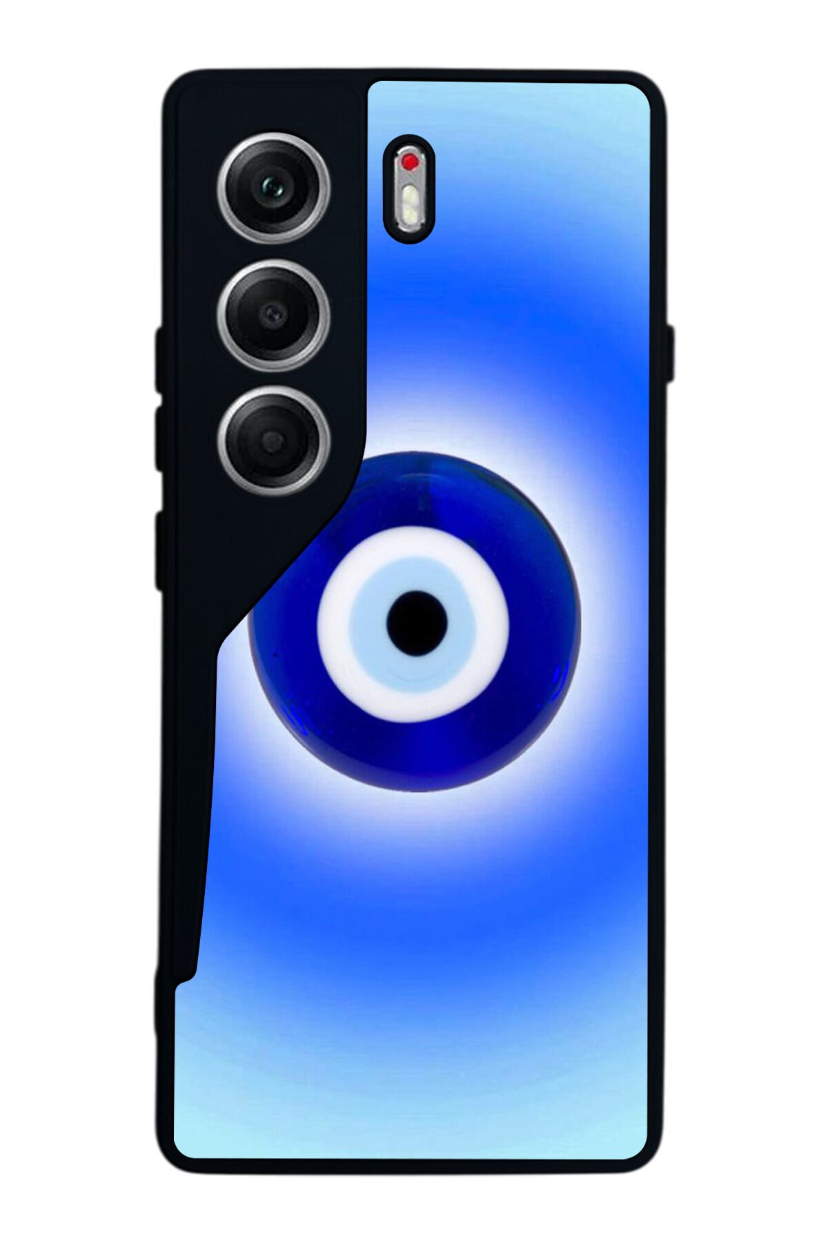 Tecno Camon 40 Uyumlu Nazar Tasarımlı Glossy Premium Kılıf