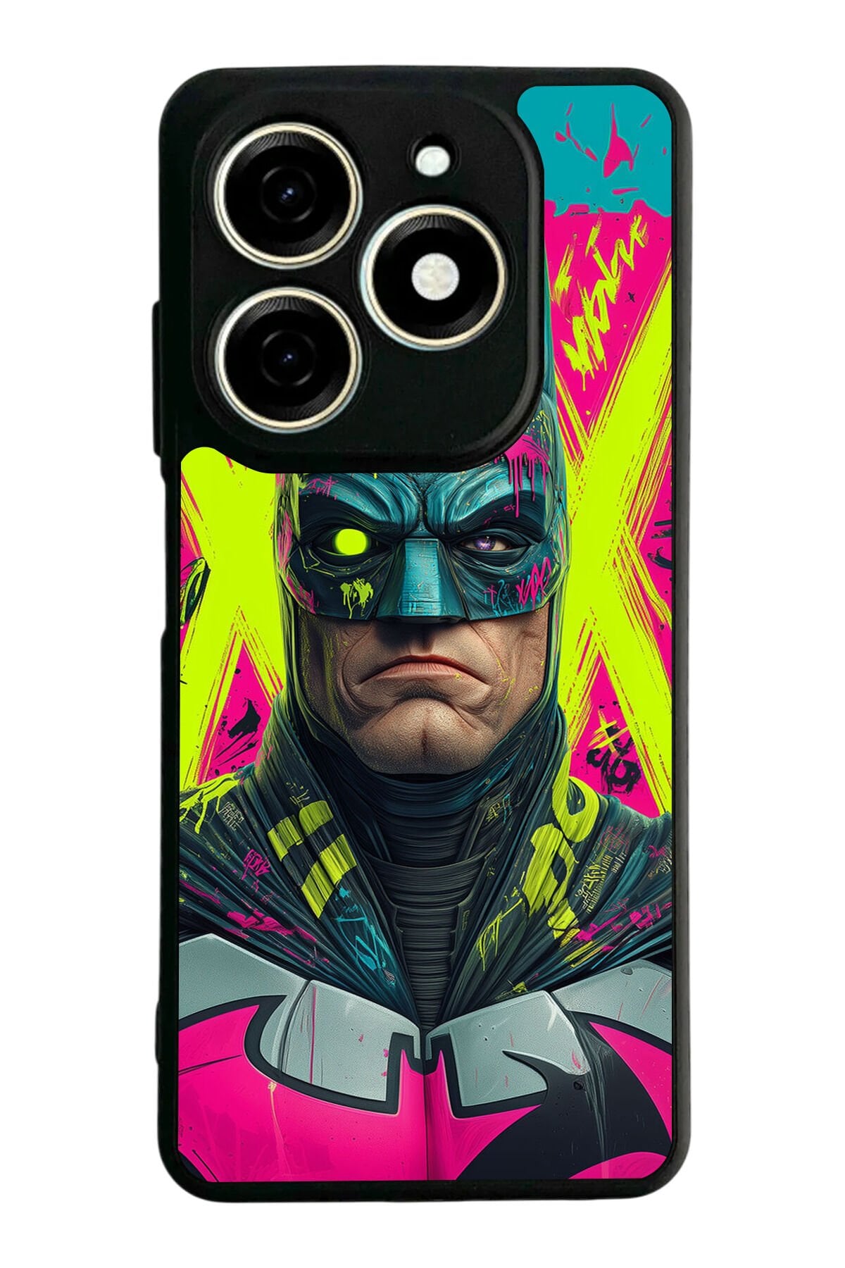 Infınıx Smart 8 Pro Uyumlu Batman Tasarımlı Glossy Premium Kılıf