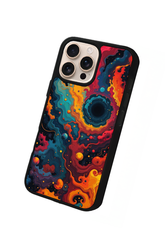 iPhone 15 Pro Max Uyumlu Abstract Tasarımlı Glossy Premium Kılıf