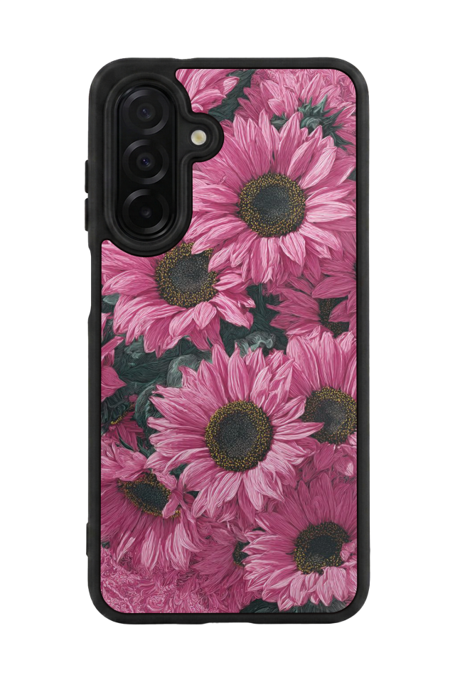 Samsung Galaxy A56 Uyumlu Cicek Tasarımlı Glossy Premium Kılıf