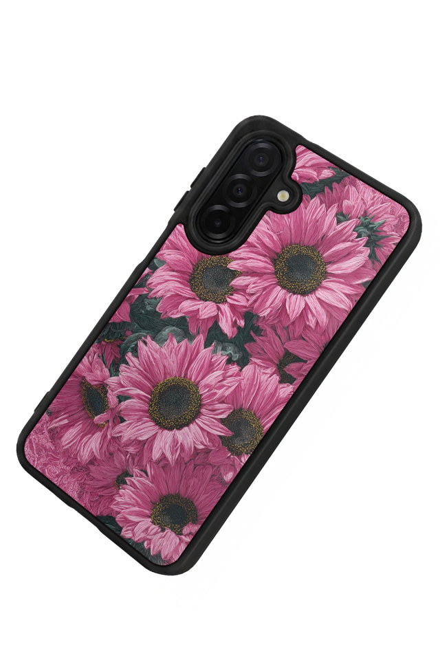 Samsung Galaxy A56 Uyumlu Cicek Tasarımlı Glossy Premium Kılıf