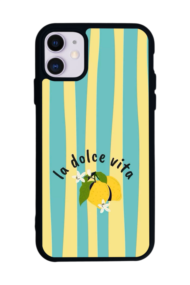 iPhone 11 Uyumlu Limon Tasarımlı Glossy Premium Kılıf