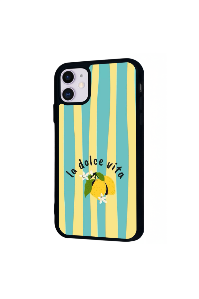 iPhone 11 Uyumlu Limon Tasarımlı Glossy Premium Kılıf