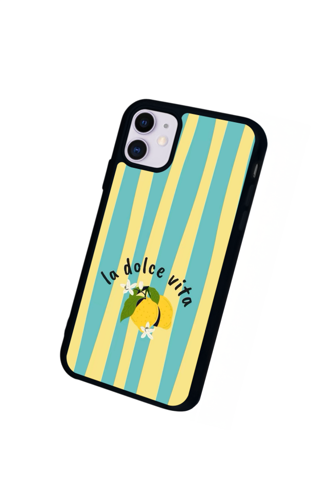 iPhone 11 Uyumlu Limon Tasarımlı Glossy Premium Kılıf